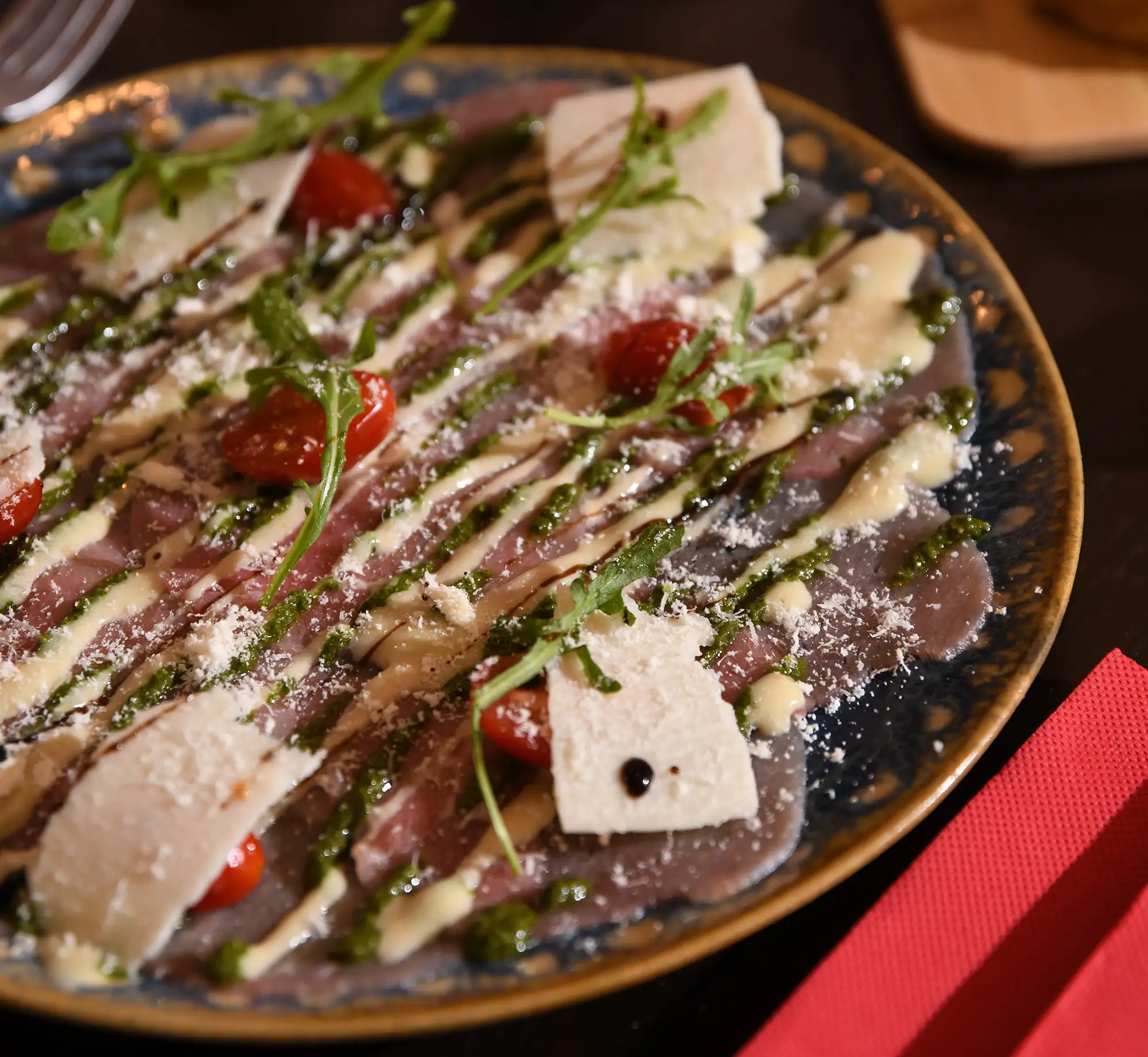 Carpaccio de boeuf